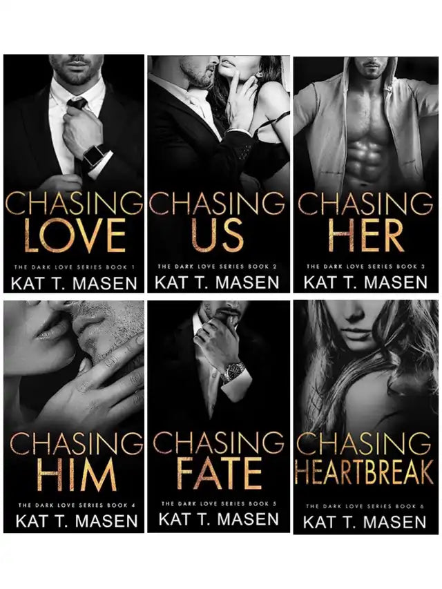 (Combo of 6 ) Chasing Love Series (Dark Love Series) (Paperback) by Kat T. Masen