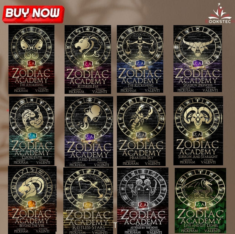 Combo of Zodiac Academy (Book 1 to 12) (Paperback) by Peckham Valenti