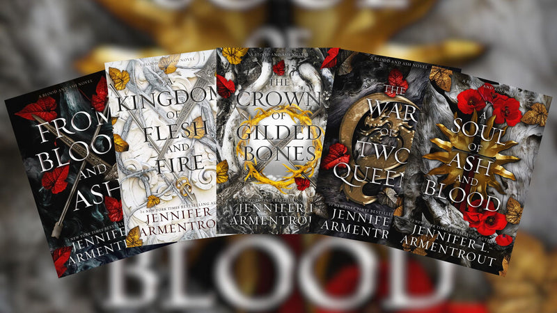 (Combo of 5) A Kingdom of Flesh and Fire + From Blood and ash + Crown of Gilded Bones + The War of Two Queens + A Soul of Ash and Blood(5 books) Paperback – by Jennifer L Armentrout