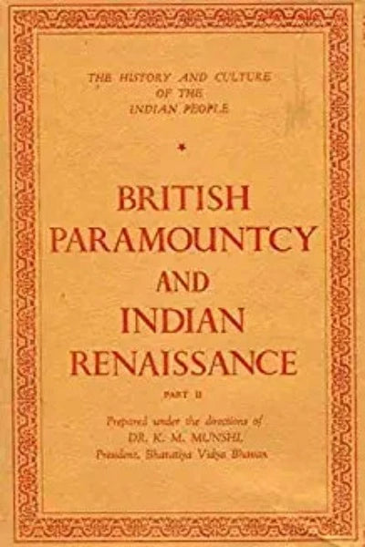 british-paramountcy-and-indian-renaissance-part-ii-vol-10-hardcover-by-r-c-majumdar