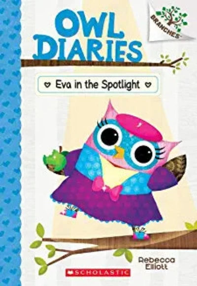 owl-diaries-13-eva-in-the-spotlight-a-branches-book-paperback-by-rebecca-elliott
