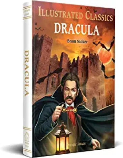 dracula-llustrated-abridged-children-classic-english-novel-with-review-questions-hardback-hardcover-by-bram-stoker