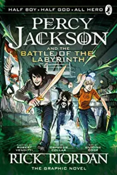 the-battle-of-the-labyrinth-the-graphic-novel-percy-jackson-book-4-paperback-by-rick-riordan