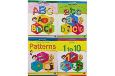 WRITEANDPRACTICECAPITALLETTERS_SMALLLETTERS_PATTERNSANDNUMBERS1TO10._ASETOF4BOOKS