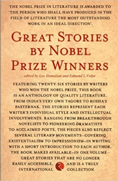 Great Stories By Nobel Prize Winners (Paperback )–by Leo Hamalian Editor, Edmond L. Volpe Editor